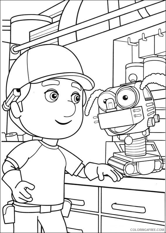 Handy Manny Coloring Pages Printable Coloring4free