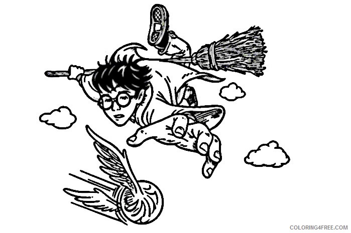 Harry Potter Coloring Pages Printable Coloring4free