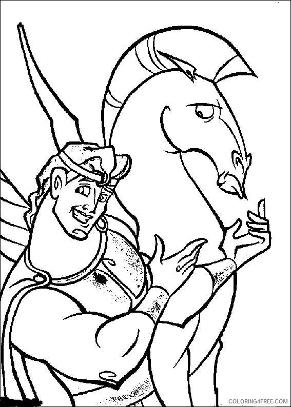 Hercules Coloring Pages Printable Coloring4free