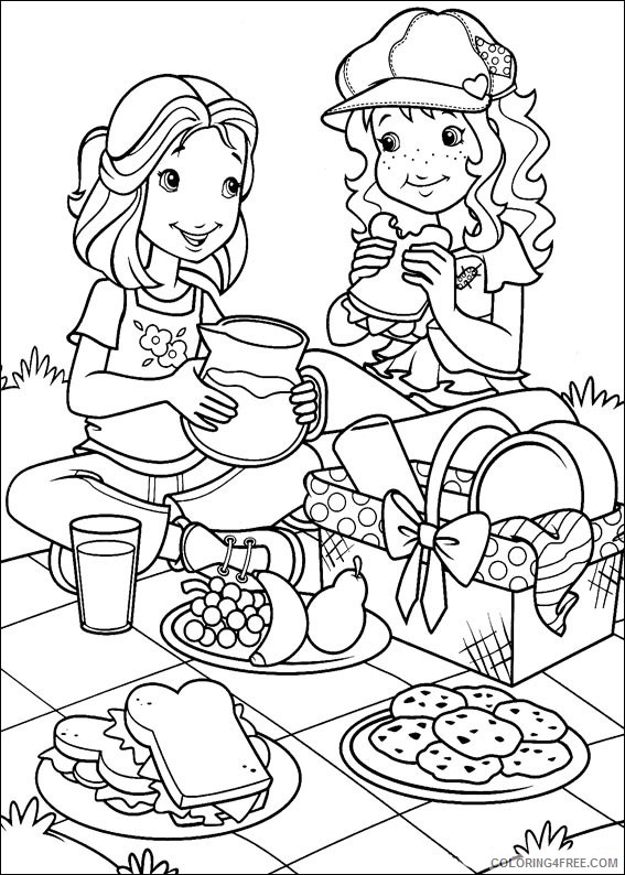 Holly Hobbie and Friends Coloring Pages Printable Coloring4free