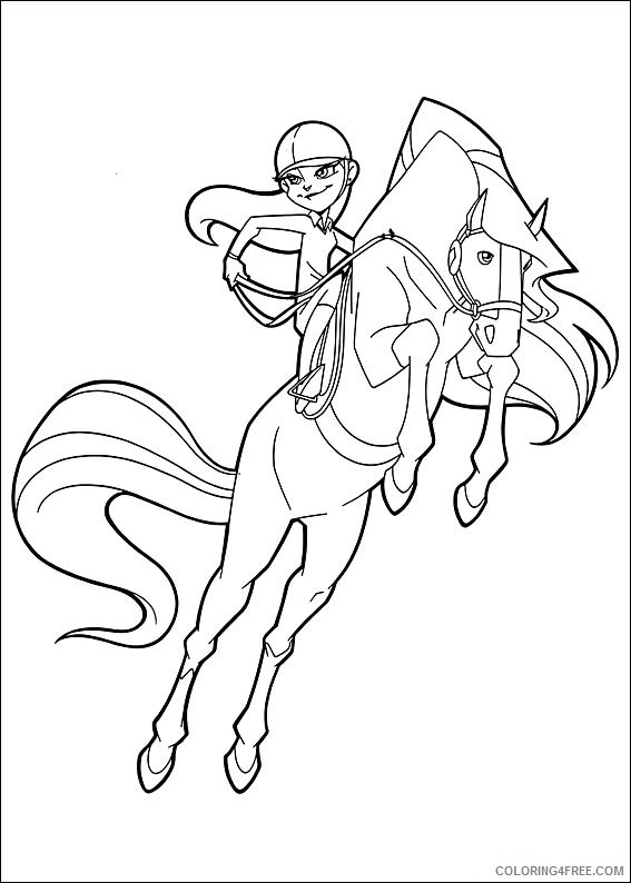 Horseland Coloring Pages Printable Coloring4free