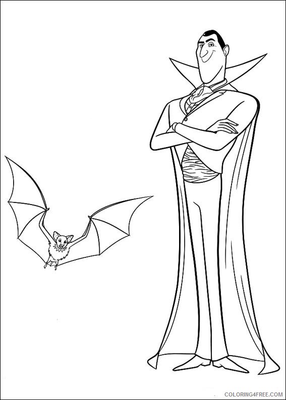 Hotel Transylvania Coloring Pages Printable Coloring4free