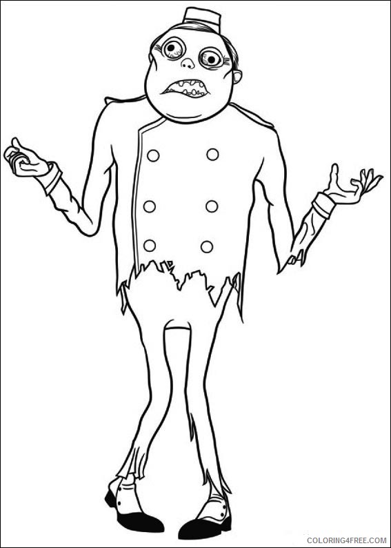Hotel Transylvania Coloring Pages Printable Coloring4free