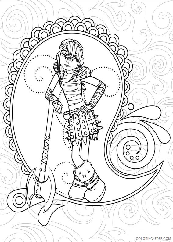 How To Train Your Dragon Coloring Pages Printable Coloring4free
