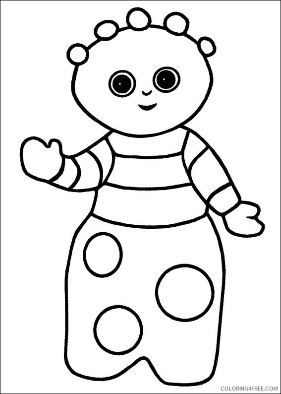 In the Night Garden Coloring Pages Printable Coloring4free