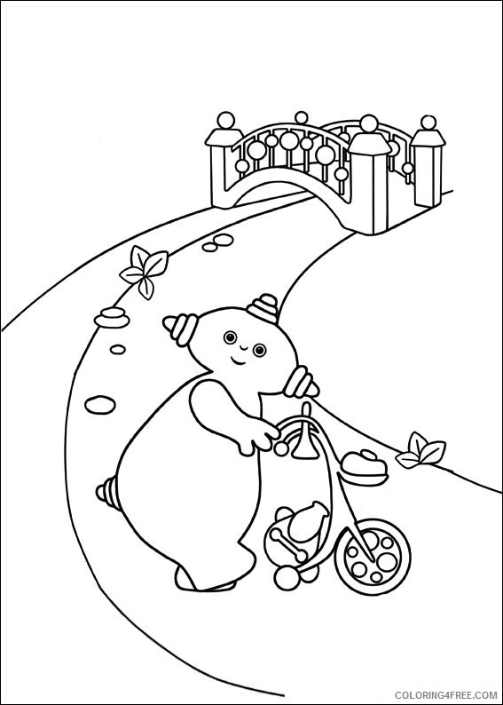 In the Night Garden Coloring Pages Printable Coloring4free