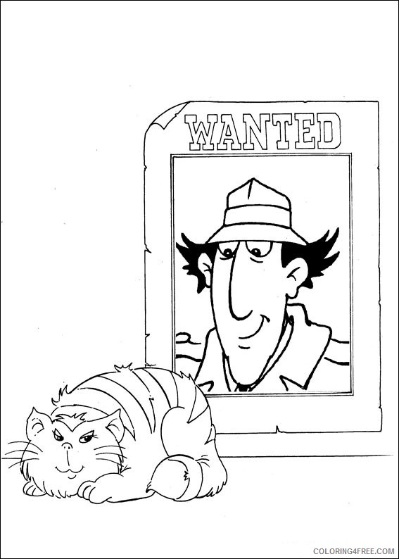 Inspector Gadget Coloring Pages Printable Coloring4free