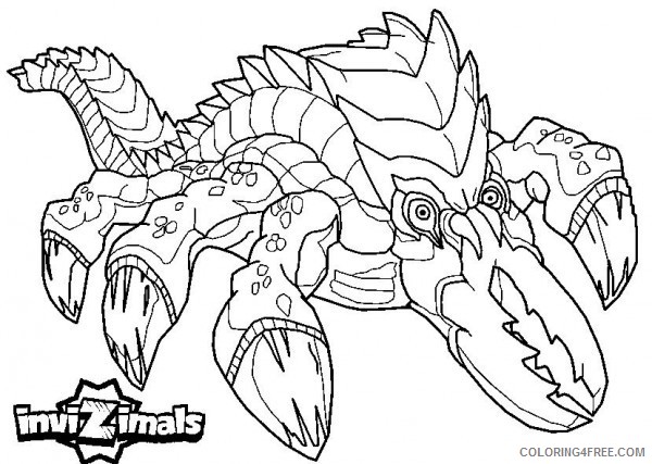 Invizimals Coloring Pages Printable Coloring4free