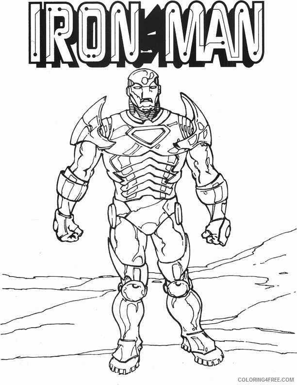 Iron Man Coloring Pages Printable Coloring4free