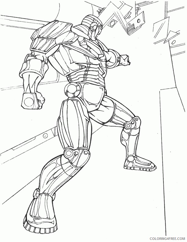 Iron Man Coloring Pages Printable Coloring4free