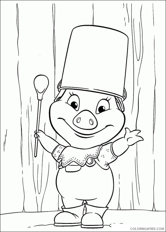 Jakers The Adventures of Piggley Winks Coloring Pages Printable Coloring4free