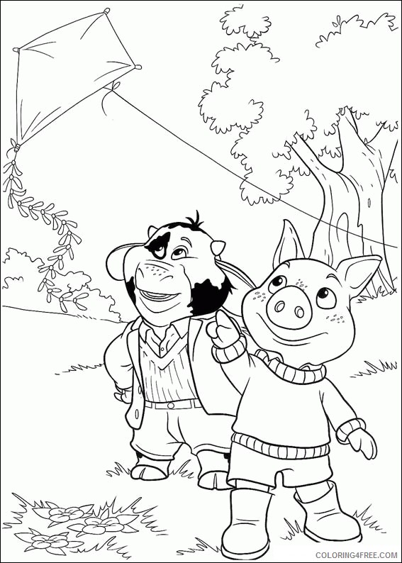 Jakers The Adventures of Piggley Winks Coloring Pages Printable Coloring4free