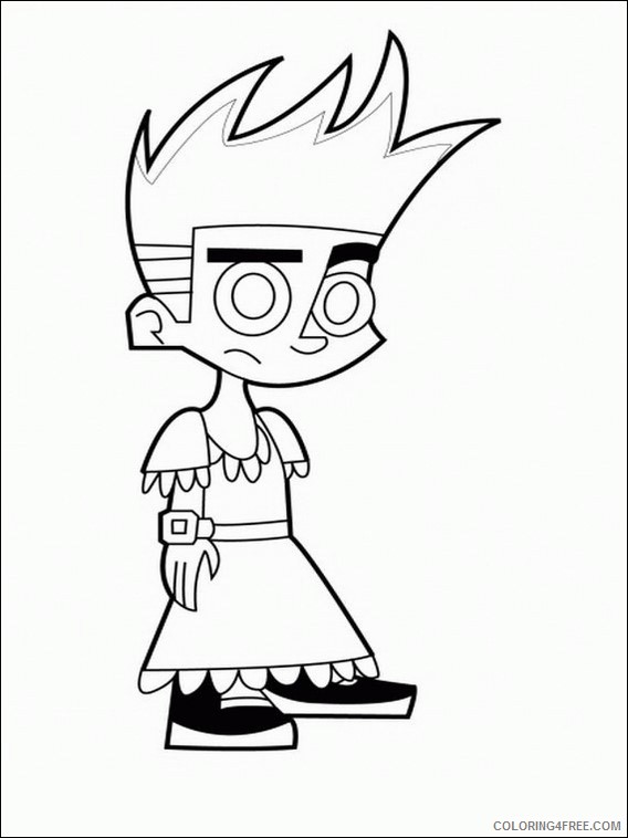 Johnny Test Coloring Pages Printable Coloring4free