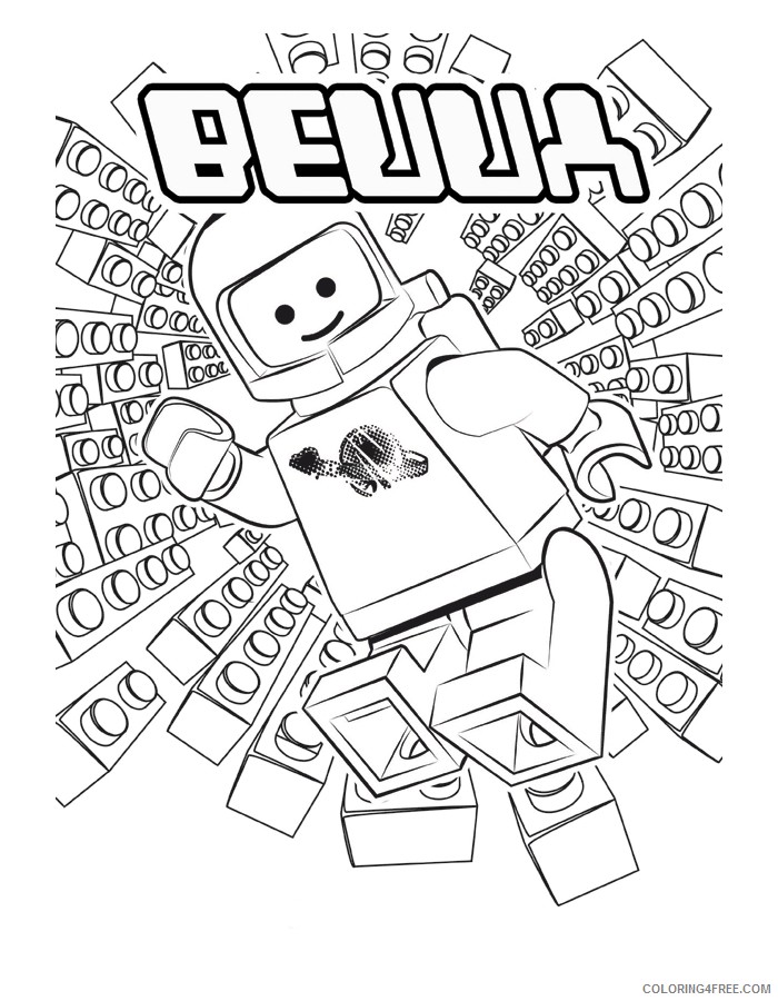 Lego Coloring Pages Printable Coloring4free