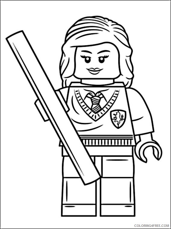 Lego Harry Potter Coloring Pages Printable Coloring4free