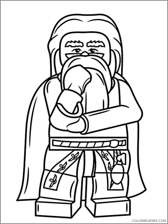 Lego Harry Potter Coloring Pages Printable Coloring4free