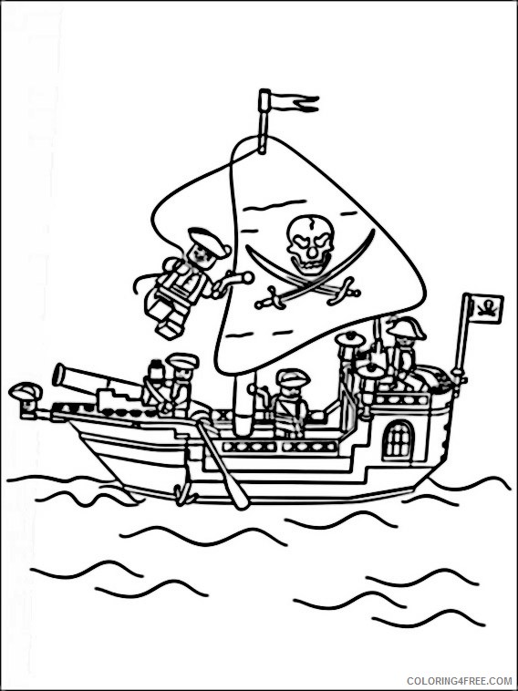 Lego Pirates of the Caribbean Coloring Pages Printable Coloring4free