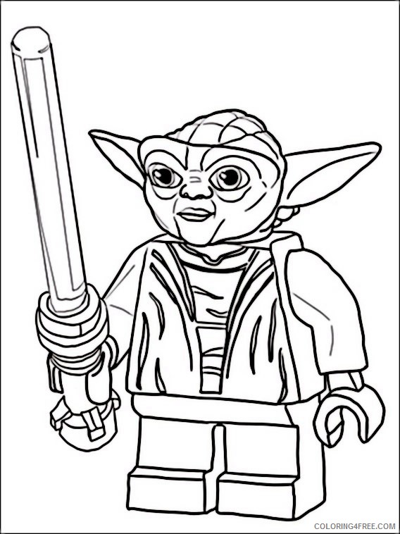 Lego Star Wars Coloring Pages Printable Coloring4free