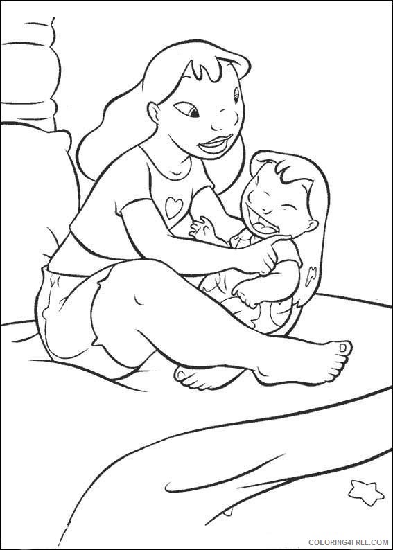Lilo and Stitch Coloring Pages Printable Coloring4free