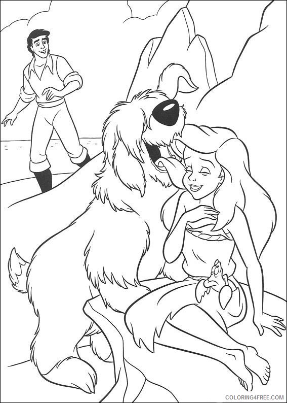 Little Mermaid Coloring Pages Printable Coloring4free