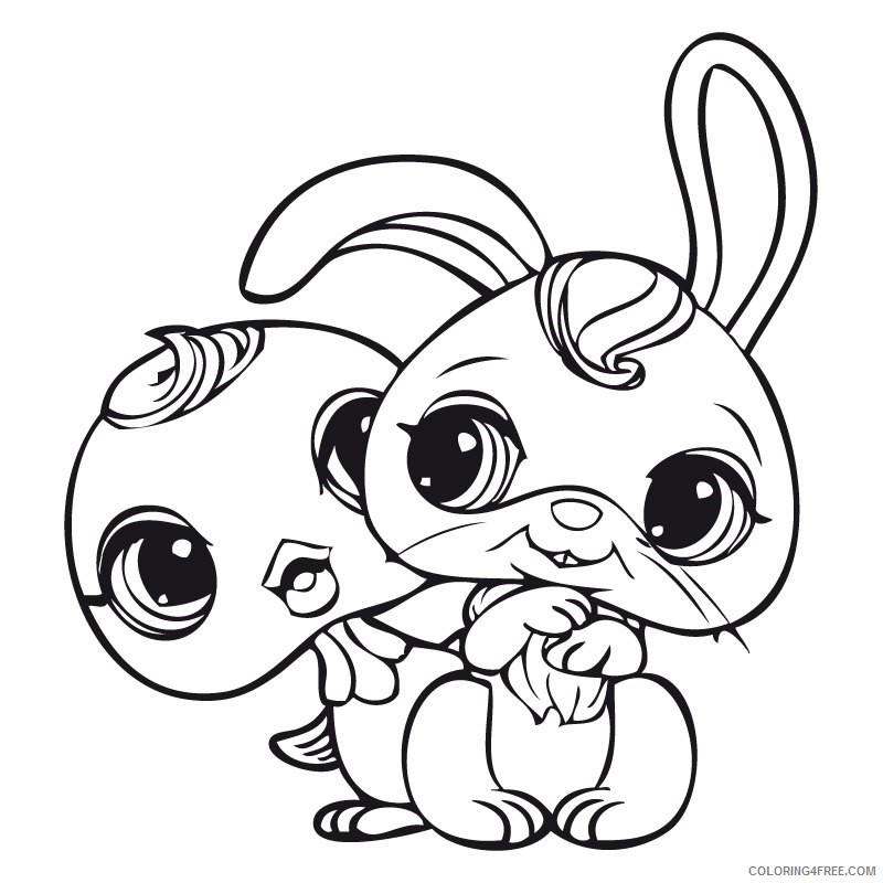 Littlest Pet Shop Coloring Pages Printable Coloring4free