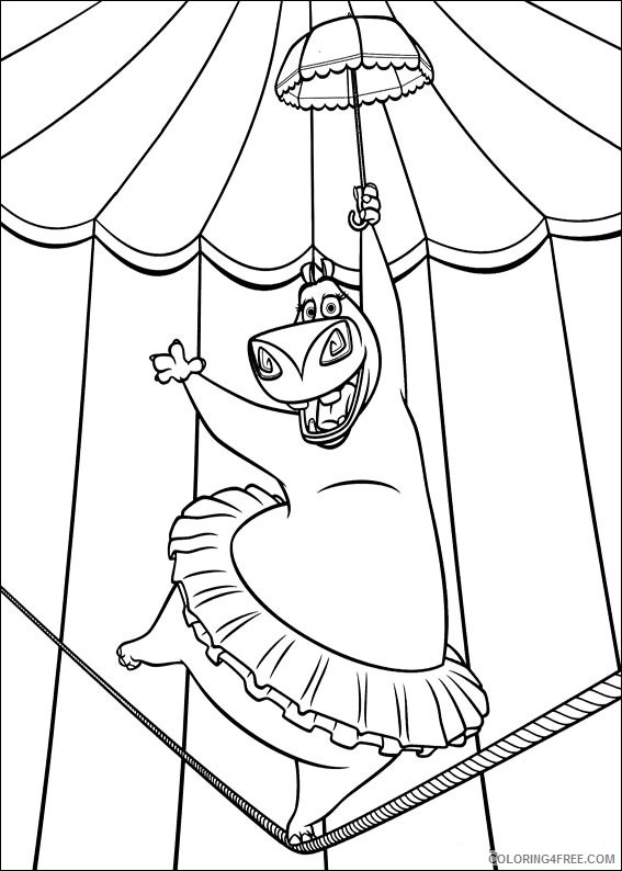 Madagascar Coloring Pages Printable Coloring4free