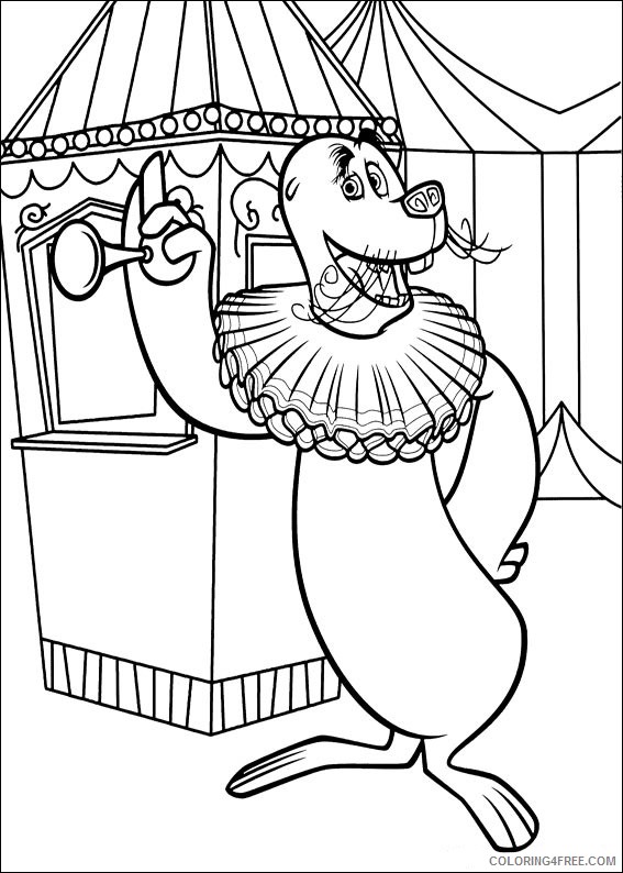 Madagascar Coloring Pages Printable Coloring4free