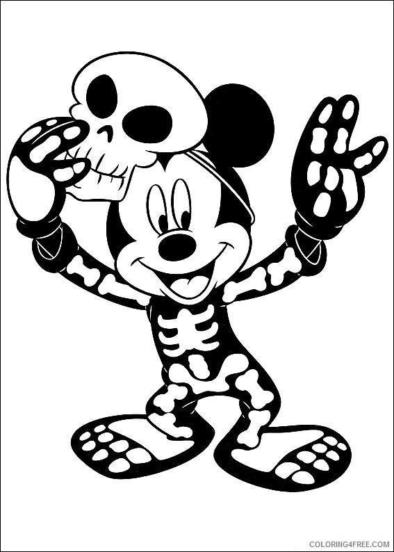 Mickey Mouse Coloring Pages Printable Coloring4free