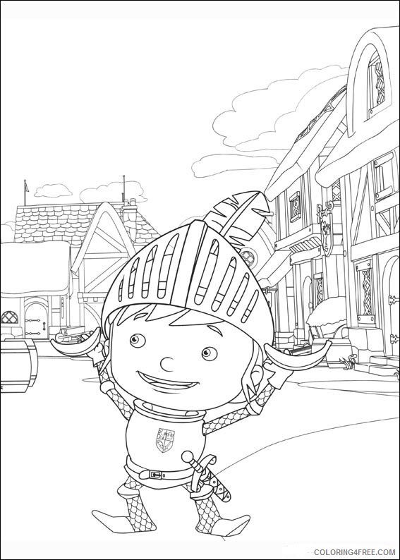 Mike the Knight Coloring Pages Printable Coloring4free