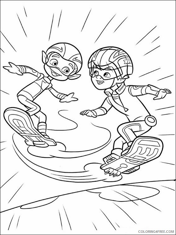 Miles from Tomorrowland Coloring Pages Printable Coloring4free