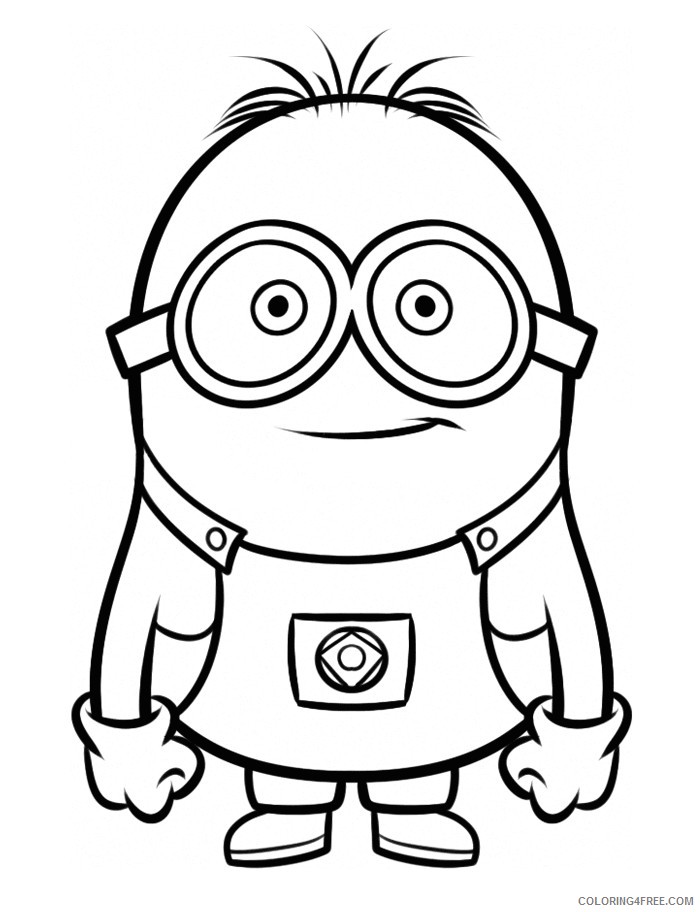 Minions Coloring Pages Printable Coloring4free