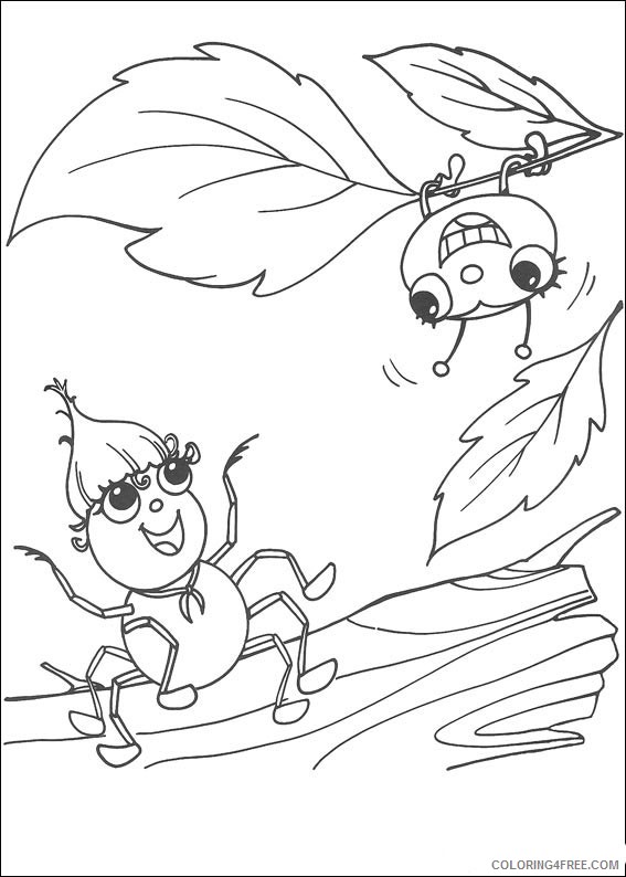Miss Spider Coloring Pages Printable Coloring4free