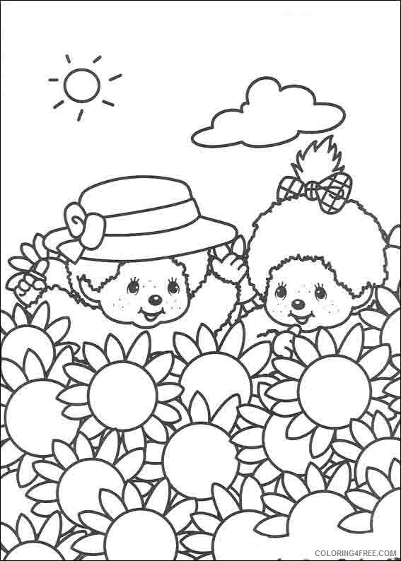 Monchhichis Coloring Pages Printable Coloring4free