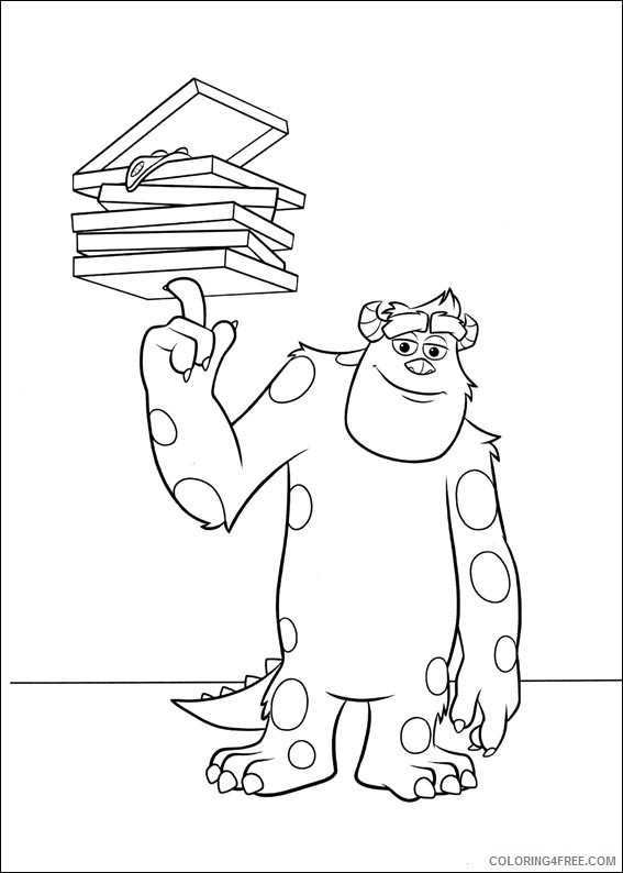 Monsters Inc Coloring Pages Printable Coloring4free
