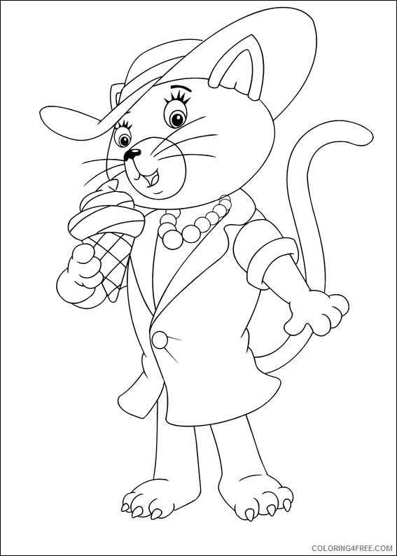 Noddy Coloring Pages Printable Coloring4free