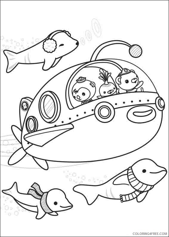 Octonauts Coloring Pages Printable Coloring4free