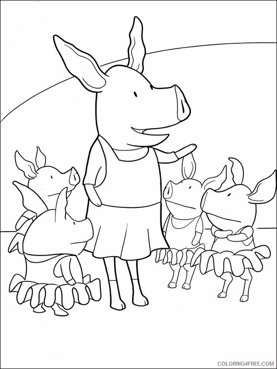 Olivia Coloring Pages Printable Coloring4free