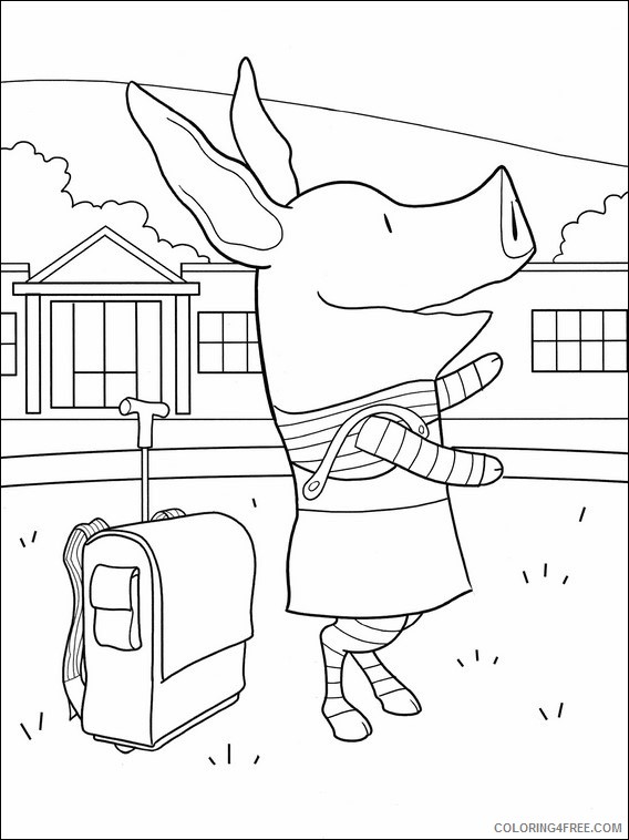 Olivia Coloring Pages Printable Coloring4free