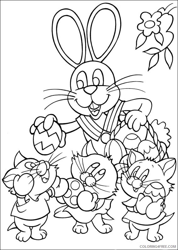 Peter Cottontail Coloring Pages Printable Coloring4free