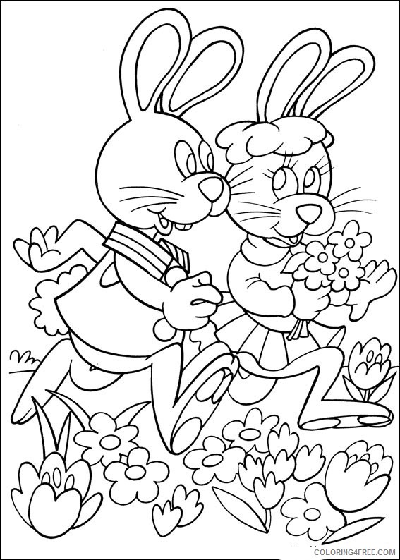 Peter Cottontail Coloring Pages Printable Coloring4free