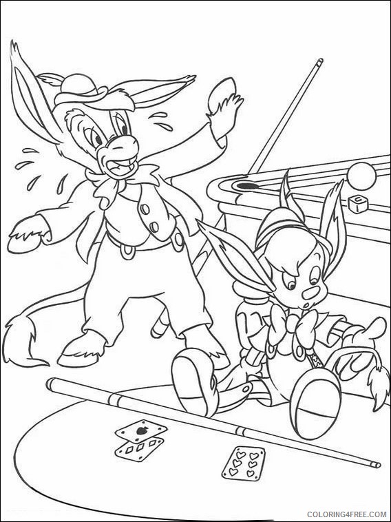 Pinocchio Coloring Pages Printable Coloring4free