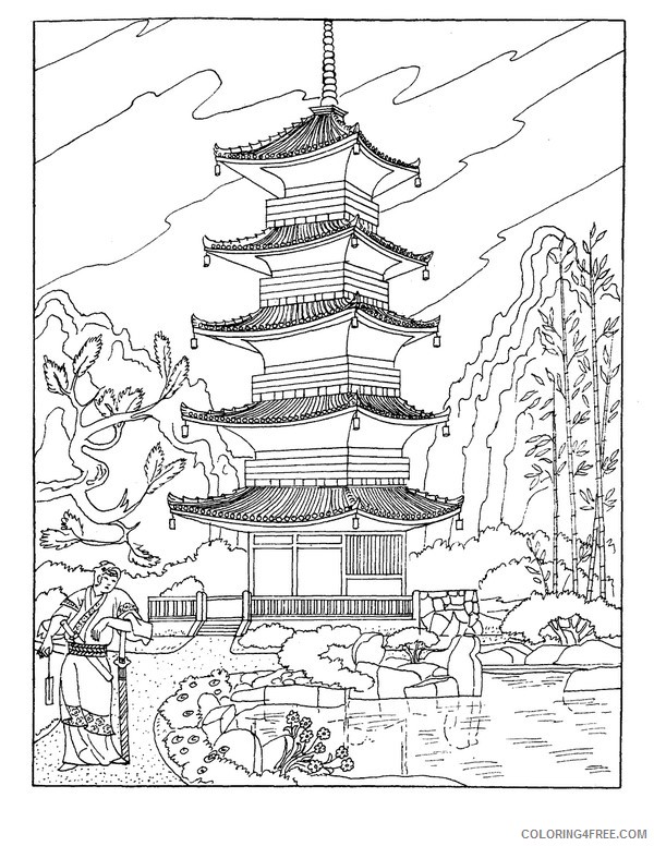 Places of the World Coloring Pages Printable Coloring4free
