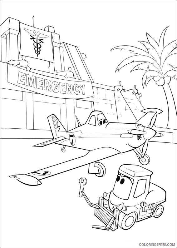 Planes Coloring Pages Printable Coloring4free