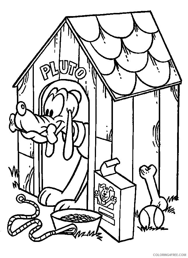 Pluto Coloring Pages Printable Coloring4free