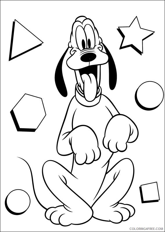 Pluto Coloring Pages Printable Coloring4free