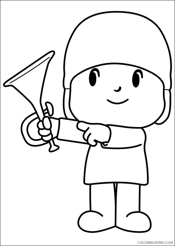 Pocoyo Coloring Pages Printable Coloring4free