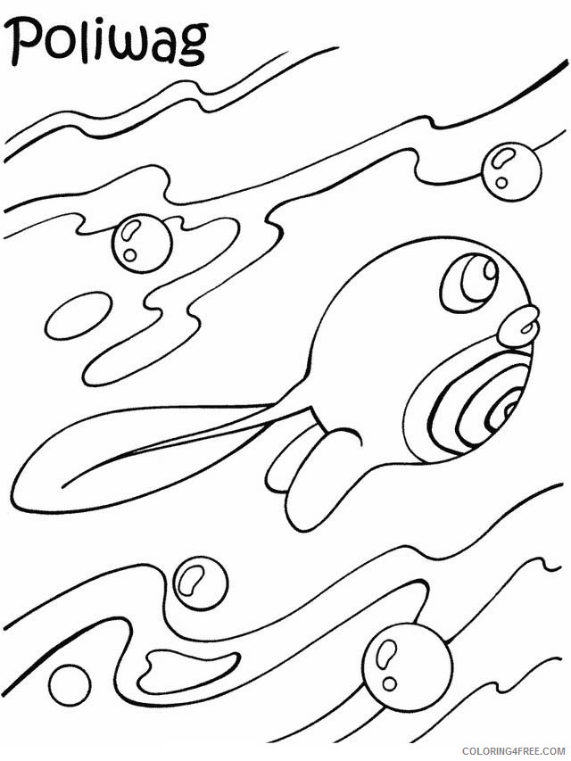 Pokemon Coloring Pages Printable Coloring4free