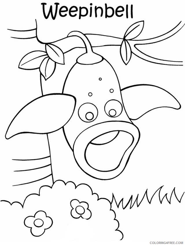 Pokemon Coloring Pages Printable Coloring4free