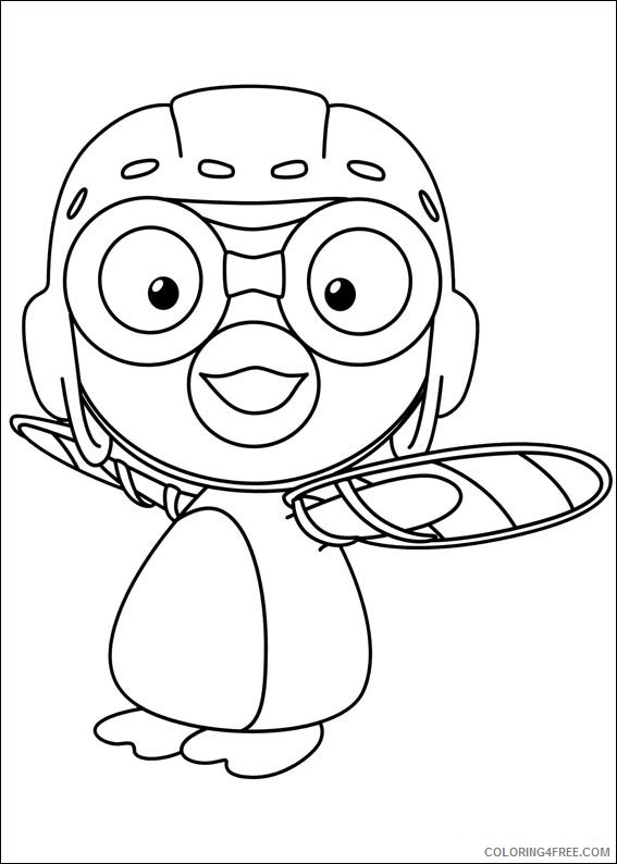 Pororo the Little Penguin Coloring Pages Printable Coloring4free