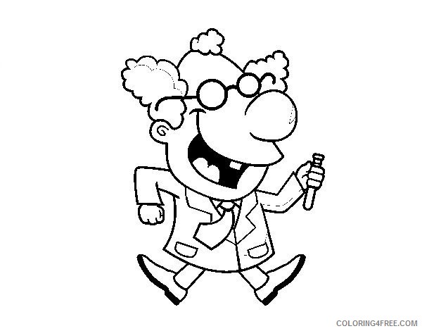 Professor Tropics Coloring Pages Printable Coloring4free